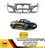 Load image into Gallery viewer, BMW 4 SERIES G22 G23 2021 - 2024 FRONT BUMPER PRIMED WITH PDC HOLES 51119854248
