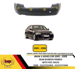 Load image into Gallery viewer, BMW 3 SERIES E90 2005 - 2008 REAR BUMPER WITH PDC HOLES STANDARD SALOON MODELS