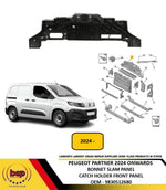 Load image into Gallery viewer, PEUGEOT PARTNER 2024 ON BONNET SLAM PANEL CATCH HOLDER FRONT PANEL 9830512680