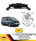Load image into Gallery viewer, PEUGEOT RIFTER 2024 ON BONNET SLAM PANEL CATCH HOLDER FRONT PANEL 9830512680