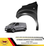 Load image into Gallery viewer, CITROEN DISPATCH 2024 ONWARDS FRONT WING FENDER PANEL LEFT PASSENGER SIDE