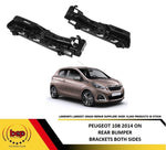 Load image into Gallery viewer, PEUGEOT 108 2014 - 2022 REAR BUMPER BRACKET HOLDER MOUTING PAIR LEFT & RIGHT