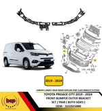 Load image into Gallery viewer, TOYOTA PROACE CITY 2019 - 2024 FRONT BUMPER BRACKET PAIR BOTH SIDES 1632655880