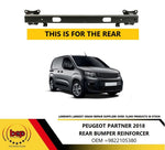 Load image into Gallery viewer, PEUGEOT PARTNER 2018 ON REAR BUMPER REINFORCEMENT CRASH CARRIER IMPACT BAR
