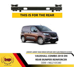 Load image into Gallery viewer, VAUXHALL COMBO 2018 ON REAR BUMPER REINFORCEMENT CRASH CARRIER IMPACT BAR