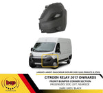 Load image into Gallery viewer, CITROEN RELAY 2017 ON FRONT BUMPER CORNER END CAP LEFT PASENGERS TEXTURED BLACK
