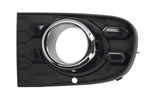 Load image into Gallery viewer, FIAT 500 S 2015 ON FRONT BUMPER FOG GRILLE BLACK WITH CHROME MOULDING LEFT SIDE