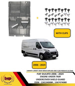 Load image into Gallery viewer, FIAT DUCATO 2006 – 2024 ENGINE UNDER TRAY UNDERCOVER SHIELD GUARD WITH CLIPS