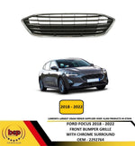 Load image into Gallery viewer, FORD FOCUS 2018 - 2022 FRONT BUMPER CENTRE GRILLE WITH CHROME SURROUND 2292764