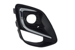 Load image into Gallery viewer, FORD PUMA 2020-2024 FRONT FOG GRILLE GLOSS BLACK WITH CHROME TRIM DRIVER RIGHT