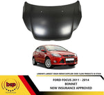 Load image into Gallery viewer, FORD FOCUS 2011 - 2014 BONNET HOOD PANEL INSURANCE APPROVED