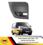 Load image into Gallery viewer, FORD TRANSIT MK7 2006 - 2014 FRONT BUMPER CORNER RIGHT DRIVERS SIDE RH END CAP