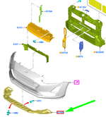 Load image into Gallery viewer, FORD FOCUS 2018 – 2022 FRONT BUMPER UNDER TRAY COVER ENGINE SHIELD COVER NEW