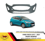 Load image into Gallery viewer, FORD FIESTA FRONT BUMPER MK8 2017 - 2021 WITH PARKING SENSORS PRIMED