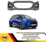 Load image into Gallery viewer, FORD PUMA 2020 – 2024 FRONT BUMPER PRIMED WITH PARKING SENSOR HOLES TITANIUM
