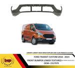 Load image into Gallery viewer, FORD TRANSIT CUSTOM 2018 - 2023 FRONT BUMPER LOWER NO PARKING SENSORS TEXTURED