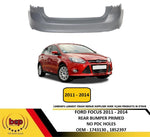 Load image into Gallery viewer, FORD FOCUS 2011 - 2014 REAR BUMPER PRIMED NO PDC HOLES BRAND NEW OE QUALITY