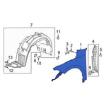 Load image into Gallery viewer, HONDA CIVIC 2022 ONWARDS FRONT WING PRIMED STEEL PASSENGER SIDE LEFT