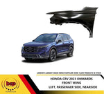 Load image into Gallery viewer, HONDA CRV 2023 ON FRONT WING DRIVERS SIDE FENDER PANEL PASSENGER SIDE LEFT
