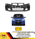 Load image into Gallery viewer, HONDA JAZZ 2011 - 2015 FRONT BUMPER UNPRIMED WITH FOG HOLES NOT HYBRID MODELS