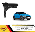 Load image into Gallery viewer, HYUNDAI KONA 2022 ON FRONT WING DRIVERS SIDE FENDER PANEL RIGHT PRIMED