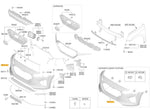 Load image into Gallery viewer, HYUNDAI IONIQ 2020 - 2022 FRONT BUMPER PRIMED NO PARKING SENSOR HOLES 86511G2500