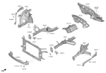 Load image into Gallery viewer, HYUNDAI TUCSON 2021 – 2024 FRONT PANEL LOCK CARRIER RADIATOR SUPPORT NEW