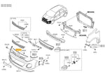 Load image into Gallery viewer, KIA RIO 2015 - 2017 FRONT BUMPER PRIMED WITHOUT PARKING SENSOR HOLES 865111W700