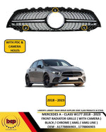 Load image into Gallery viewer, MERCEDES A CLASS 2018 - 2023 FRONT RADIATOR GRILLE BLACK CHROME AMG LINE AMG45