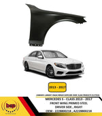 Load image into Gallery viewer, MERCEDES S CLASS W222 2013 – 2017 FRONT WING PRIMED STEEL DRIVER SIDE RIGHT