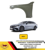 Load image into Gallery viewer, MERCEDES ECLASS W214 S214 2024 ON FRONT WING PRIMED ALUMINIUM PASSENGER LEFT