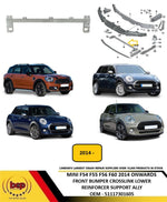 Load image into Gallery viewer, MINI F54 F55 F56 F60 2014 ON FRONT BUMPER LOWER CROSSLINK REINFORCER CARRIER NEW