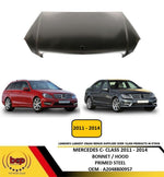 Load image into Gallery viewer, MERCEDES C CLASS W204 S204 2011 -2014 BONNET HOOD PRIMED STEEL A2048800957