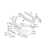 Load image into Gallery viewer, MERCEDES SPRINTER FRONT BUMPER TREAD PLATE STEP TRIM 2013 - 2018 OE 9068850411