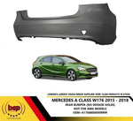 Load image into Gallery viewer, A CLASS W176 2015 – 2018 REAR BUMPER NO PARKING SENSORS HOLES NOT AMG MODELS