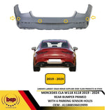 Load image into Gallery viewer, MERCEDES CLA W118 X118 2019 - 2024 REAR BUMPER PRIMED WITH PDC AND ASSIST HOLES