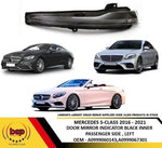Load image into Gallery viewer, MERCEDES S-CLASS 2016 - 2021DOOR WING MIRROR INDICATOR LED BLACK PASSENGER SIDE