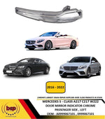 Load image into Gallery viewer, MERCEDES S CLASS A217 C217 W222 2016 - 2022 DOOR MIRROR INDICATOR CHROME LEFT