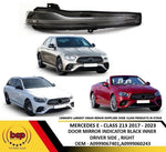 Load image into Gallery viewer, MERCEDES E - CLASS 2017-2023 DOOR WING MIRROR INDICATOR LED BLACK DRIVERS RIGHT