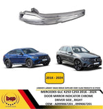 Load image into Gallery viewer, MERCEDES GLC X253 C253 2016 - 2024 DOOR MIRROR INDICATOR CHROME DRIVER RIGHT