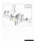 Load image into Gallery viewer, MERCEDES A CLASS W177 2018 ON DOOR MIRROR INDICATOR CLEAR LED DRIVER RIGHT NEW