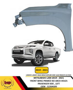 Load image into Gallery viewer, MITSUBISHI L200 2019 - 2021 FRONT WING PRIMED NO ARCH HOLES PASSENGER SIDE LEFT