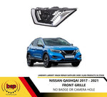 Load image into Gallery viewer, FOR NISSAN QASHQAI 2017 - 2021 FRONT GRILLE WITH CHROME NO CARMERA OR BADGE
