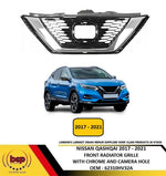Load image into Gallery viewer, FOR NISSAN QASHQAI 2017 - 2021 FRONT GRILLE WITH CHROME with CARMERA hole