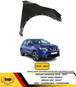 Load image into Gallery viewer, NISSAN QASHQAI 2014 - 2017 FRONT WING RIGHT DRIVER SIDE PRIMED OEM SPEC