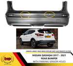 Load image into Gallery viewer, FOR NISSAN QASHQAI 2017 - 2021 REAR BUMPER WITH PARKING SENSORS 85022HV10A