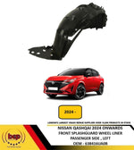 Load image into Gallery viewer, NISSAN QASHQAI 2021 - 2024 FRONT WING SPLASHGUARD WHEEL ARCH LINER INNER LEFT