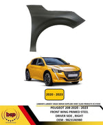 Load image into Gallery viewer, PEUGEOT 208 2020 - 2023 FRONT WING FENDER PRIMED STEEL DRIVER RIGHT 9823146980