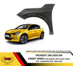 Load image into Gallery viewer, PEUGEOT 208 2020 ONWARDS FRONT WING LEFT PASSENGER SIDE PRIMED 9823208580