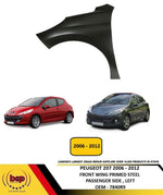 Load image into Gallery viewer, PEUGEOT 207 2006 - 2012 FRONT WING FENDER STEEL PASSENGERS SIDE LEFT NEARSIDE
